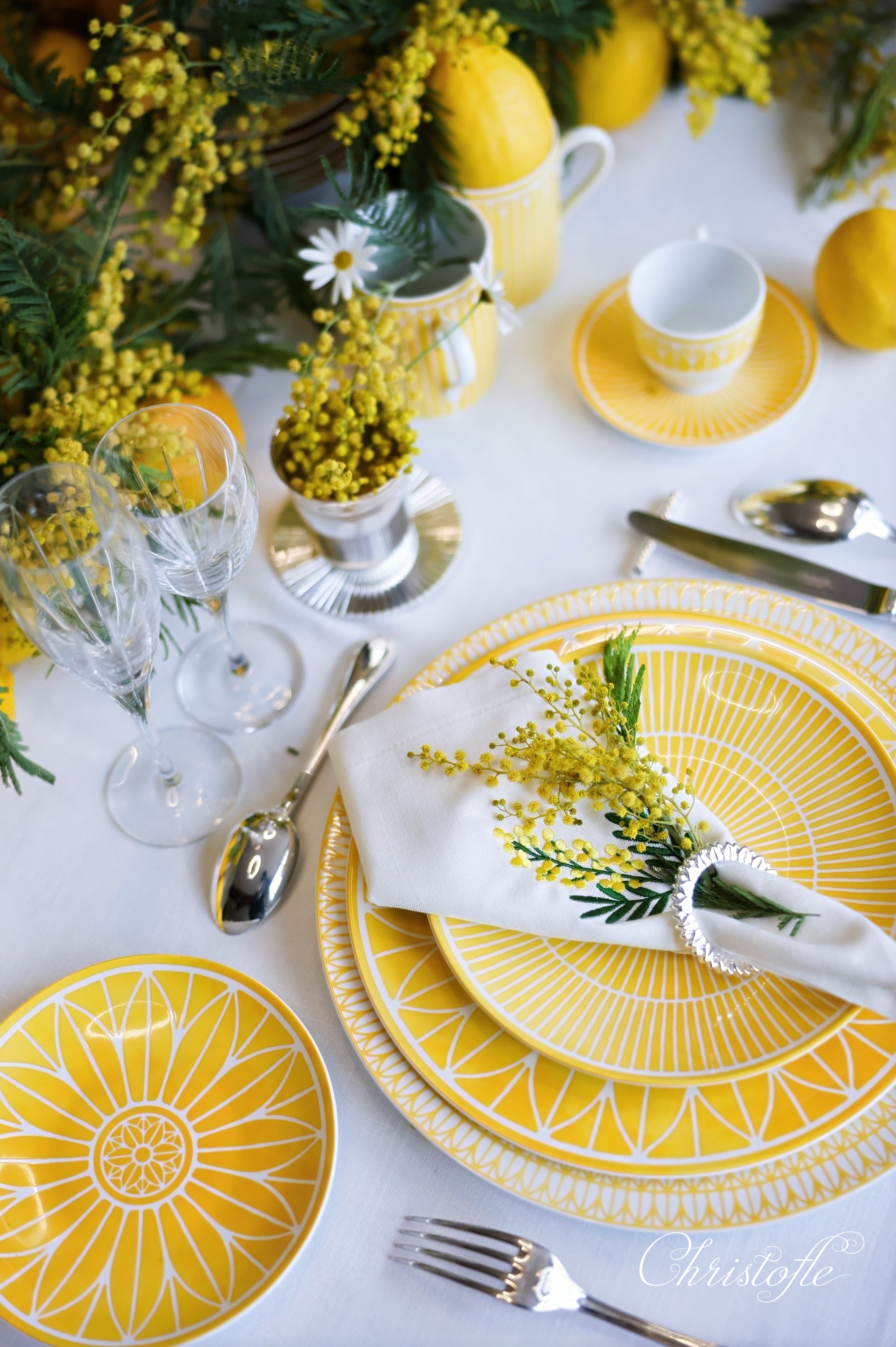 The century - old French silverware family Christofle presented a