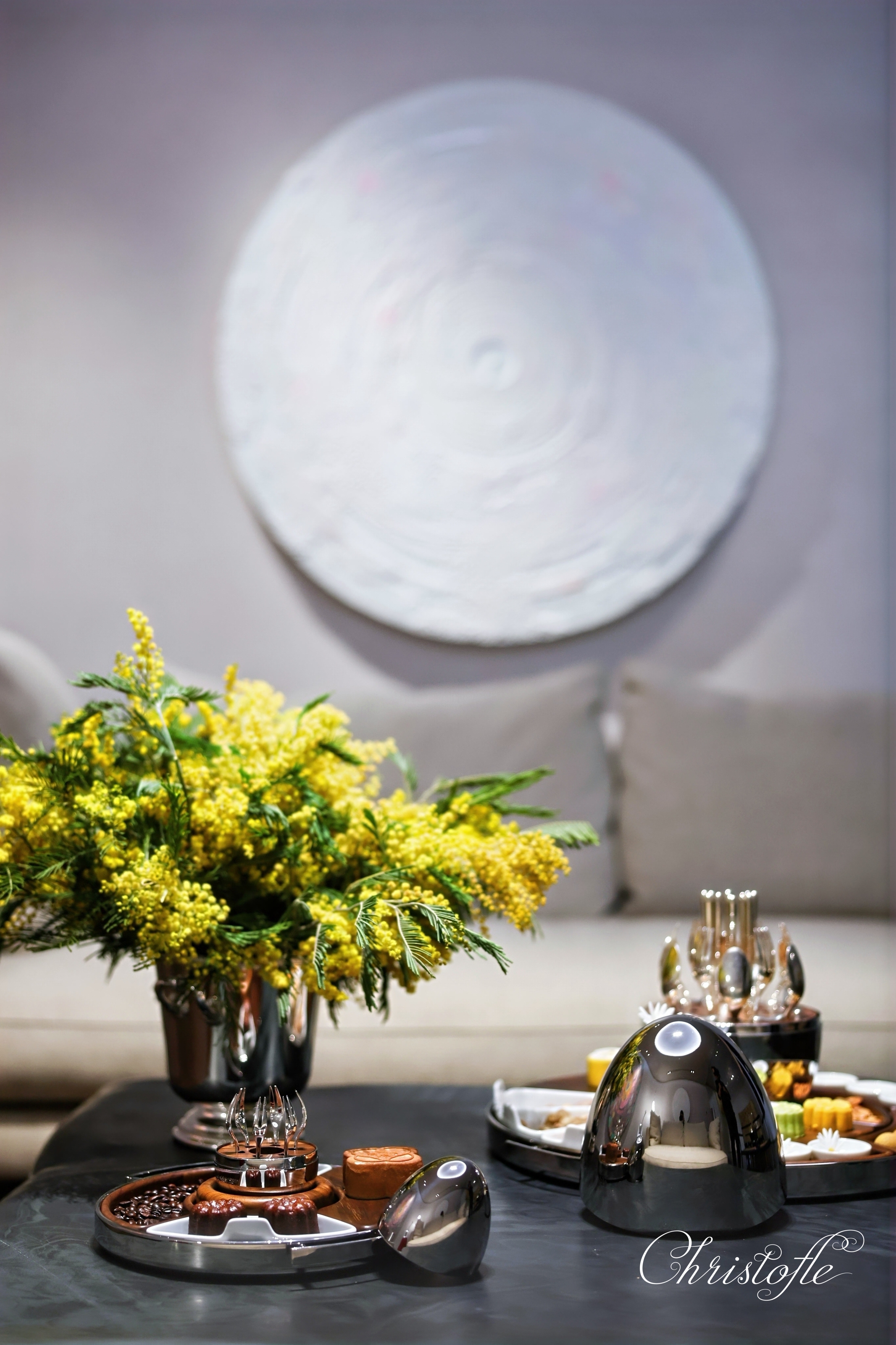The century - old French silverware family Christofle presented a
