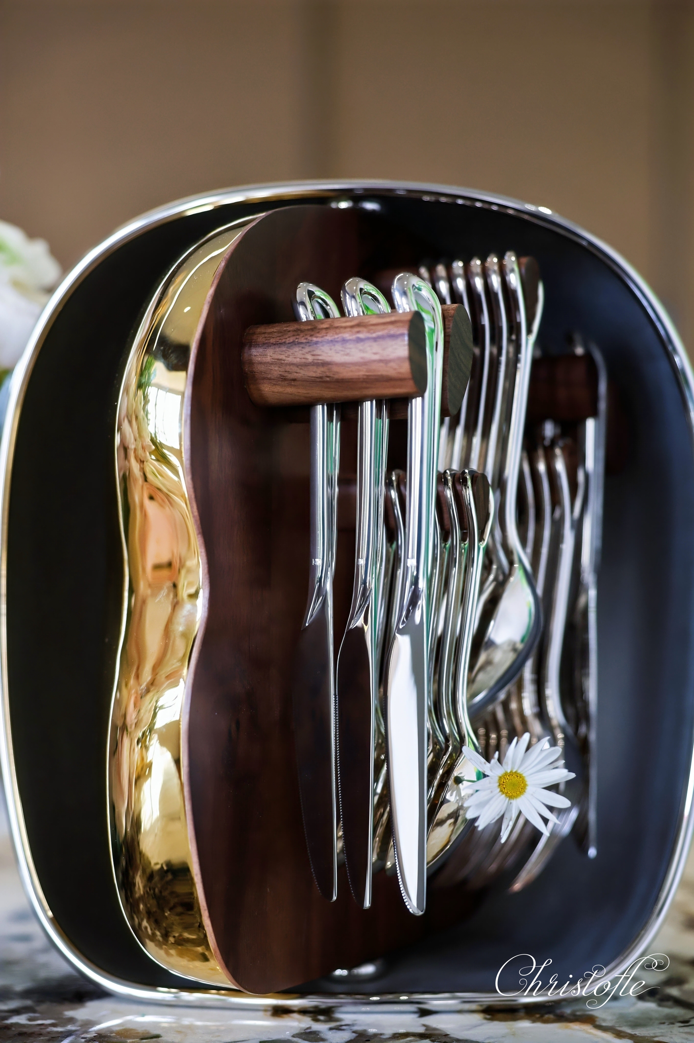The century - old French silverware family Christofle presented a